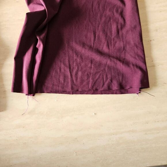 Weissman NWOT adult extra small maroon dance pants costume lyrical contemporary - Picture 3 of 5